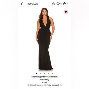 Katie May Secret Agent Dress in Black - Size Medium